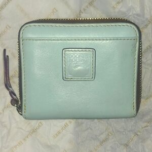Dooney & Bourke Floretine Small Wallet-Pale Blue